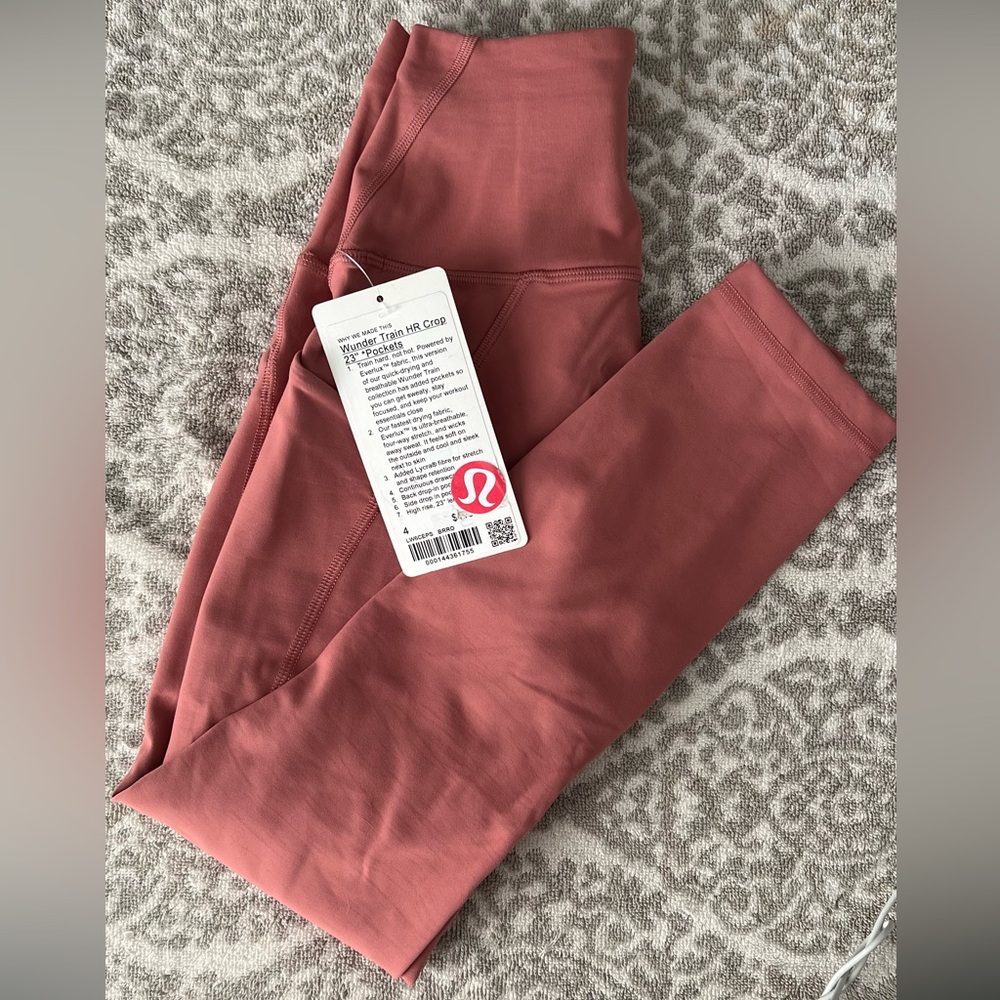 Lululemon Pink High Rise Leggings